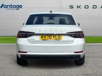Used Skoda Superb SE L 190 HP (139 kW) 2020 Moon white metallic Hatchback