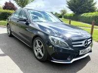 Used Mercedes C220 AMG line 2017 Black Sedan