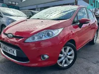 Used Ford Fiesta Zetec 82 HP (60 kW) 2010 Red Hatchback