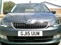 Used Skoda Fabia SE L 90 HP (66 kW) 2015 Grey Hatchback