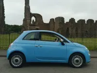 Used Fiat 500 Lounge 69 HP (50 kW) 2014 Blue Hatchback