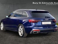 Used Audi A4 S-Line 200 HP (147 kW) 2024 Blue Estate