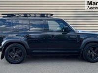 Used Land Rover Defender HSE Dynamic 300 HP (220 kW) 2022 Santorini black metallic SUV
