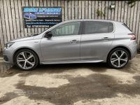 Used Peugeot 308 GT-line 130 HP (95 kW) 2019 Grey Hatchback