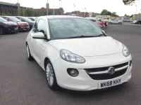 Used Vauxhall Adam Glam 87 HP (63 kW) 2018 White Hatchback