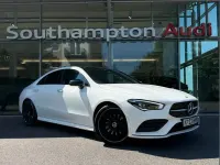 Used Mercedes CLA220 AMG Line Premium Plus 187 HP (137 kW) 2023 White Coupe