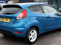 Used Ford Fiesta Zetec 2016 Blue Hatchback
