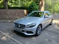 Used Mercedes C200 184 HP (135 kW) 2014 Iridium silver metallic Estate