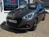 Used Peugeot 208 GT-line 110 HP (80 kW) 2018 Grey Hatchback