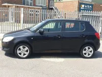 Used Skoda Fabia SE 69 HP (50 kW) 2014 Black Hatchback