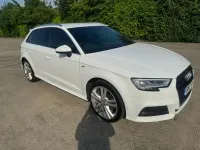 Used Audi A3 Sportback S-Line 150 HP (110 kW) 2017 White Hatchback