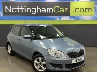 Used Skoda Fabia SE 105 HP (77 kW) 2011 Blue Hatchback