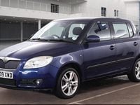 Used Skoda Fabia 2009 Blue Hatchback