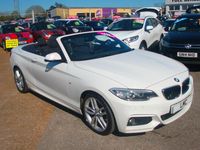 Used BMW 220 M Sport 2016 White Cabriolet
