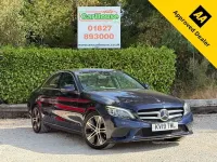Used Mercedes C200 181 HP (133 kW) 2019 Blue Sedan