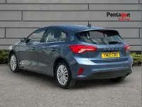 Used Ford Focus Titanium 123 HP (90 kW) 2021 Blue Hatchback