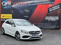 Used Mercedes A180 AMG line 109 HP (80 kW) 2016 White Hatchback