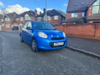 Used Nissan Micra Visia 98 HP (72 kW) 2012 Blue Hatchback