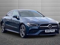 Used Mercedes CLA250e AMG Line Premium Plus 218 HP (160 kW) 2021 Denim blue Sedan
