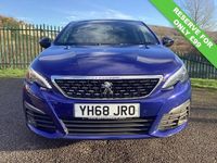 Usado Peugeot 308 GT-line 130 HP (95 kW) 2018 Azul Citadino
