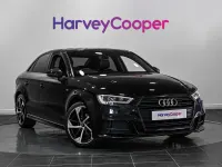 Used Audi A3 Black Edition 150 HP (110 kW) 2019 Black Sedan