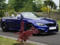 Used BMW M4 Cabriolet Competition Edition 443 HP (325 kW) 2018 Blue Cabriolet