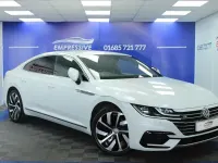 Used VW Arteon R-line 150 HP (110 kW) 2018 White Hatchback