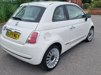 Used Fiat 500 Pop 69 HP (50 kW) 2009 White Cabriolet