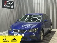Used Seat Leon FR 130 HP (95 kW) 2020 Blue Hatchback