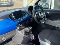 Used Fiat 500 Mirror 69 HP (50 kW) 2017 Blue Hatchback