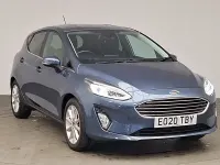 Used Ford Fiesta Titanium 85 HP (62 kW) 2020 Blue Hatchback