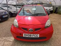 Begagnad Toyota Aygo 2008 Röd Halvkombi