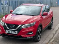 Used Nissan Qashqai Tekna 110 HP (80 kW) 2017 Red SUV
