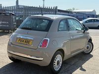 Usado Fiat 500 Lounge 69 HP (50 kW) 2014 Bege Citadino