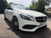 Used Mercedes A200 Premium Plus 136 HP (100 kW) 2017 White Hatchback