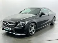 Usado Mercedes C220 AMG line 170 HP (125 kW) 2016 Preto Coupé