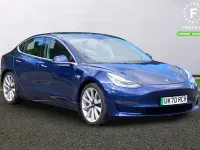 Used Tesla Model 3 Long Range AWD 366 kW (498 HP) 2020 Blue Sedan