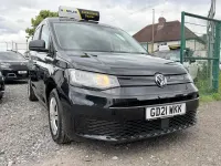 Used VW Caddy S 102 HP (75 kW) 2021 Black MPV