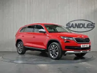 Usata Skoda Kodiaq Scout 4x4 150 CV (110 kW) 2018 Rosso SUV