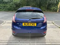 Used Ford Fiesta Zetec 100 HP (73 kW) 2015 Blue Hatchback