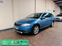 Used Skoda Octavia Scout 4x4 184 HP (135 kW) 2014 Blue Estate