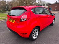 Used Ford Fiesta Zetec 2016 Red Hatchback