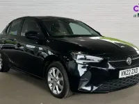 Used Vauxhall Corsa Edition 75 HP (55 kW) 2022 Black Hatchback
