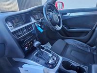 Used Audi A4 S-Line 150 HP (110 kW) 2014 Red Sedan