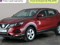 Used Nissan Qashqai Acenta Premium 116 HP (85 kW) 2019 Red SUV