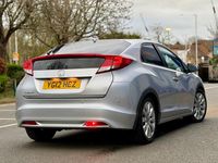 Begagnad Honda Civic EX 2012 Silver Halvkombi