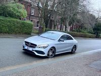 Used Mercedes CLA200 AMG line 136 HP (100 kW) 2018 Silver Coupe