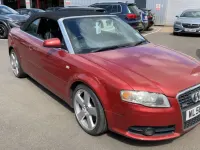 Used Audi A4 Cabriolet S-Line 197 HP (144 kW) 2007 Red Cabriolet