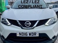 Used Nissan Qashqai Acenta 109 HP (80 kW) 2016 White SUV