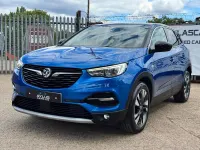 Used Vauxhall Grandland X SRi 130 HP (95 kW) 2019 Blue SUV